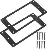 MINAOLULUS Metal Flat Edge Frame Guitar Pickup Cover Wear-resistant Pickup Protection Frames Electric Guitar Replacement Parts