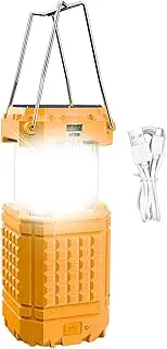 Solar Lights | Bright Solar-Powered ing Light | Rechargeable 3000Mah Waterproof Portable Lantern for Travel Backpacking Hiking Car Tent Fishing Trips Survival
