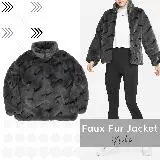在飛比找遠傳friDay購物優惠-Nike 外套 NSW Jacket 女款 黑灰 小勾 長袖