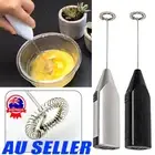 Mini Electric Foamer Milk Frother Egg Beater Whisk Mixer Stirrer Kitchen Tool AT