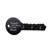 2Pcs Retro Practical Key Shape Rack Hook Home Entrance Key Holder Pegs Multifunction