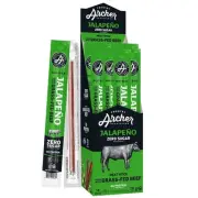 Beef Jerky Sticks Jalapeno - Grass Fed Beef Sticks Individually Wrapped, Beef...