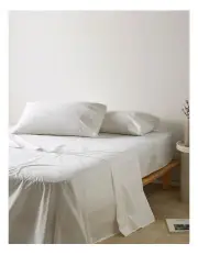 [Vue] 300TC Australian Superfine Cotton Sheet Set in White