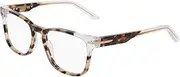 NIKE 7180 249 KHAKI TORTOISE/CLEAR 54/19/145 UNISEX Eyewear Frame