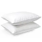 Set of 2 Pillows Similar to Holiday Inn Soft Blue Cord Soft Bed Pillow - Quee...