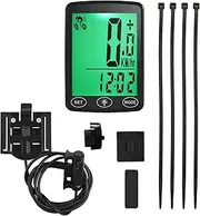 xinyee Waterproof Bike Computer with LED Backlight Bicycle Speedometer Odometer Calorie Counter and Temperature Display