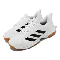 在飛比找PChome24h購物優惠-adidas 愛迪達 羽球鞋 Ligra 7 W 女鞋 白 