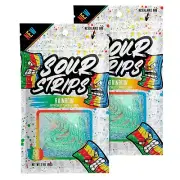 Sour Strips Rainbow Candy Strips 3.7oz (1 Pack)