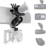 Dash Cam Mount, Universal Dash Camera Rear View Mirror Mount Holder Kit for Mide
