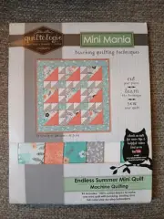Mini Mania Quilt Kit Endless Summer Quiltologie 19" Machine Quilting New Sealed