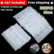 5000Pcs Clothing Garment Price Label Tagging Tag Gun Barbs Fastener Pin 25mm