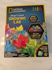 New in box National Geographic Mega Crystal Growing Kit for Kids