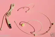 Double ear-hook Headset Microphone for AKG Samson Detachable Wire TA3F mini AK47