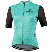BIANCHI MILANO SOSIO short sleeve cycling Jersey Women's Celeste