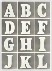 Foam Letters Alphabet Numbers for Crafts Party Signs Walls Buildings 1pc