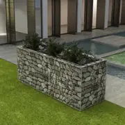 Gabion Raised Bed Steel 270x90x100 cm vidaXL