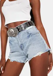 [Rollas] Sylvie Blue Dusters Shorts