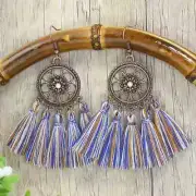 3” Bronze-tone Earring Set Boho Retro Drop Dangle Hook New Free Ship 8322 8958