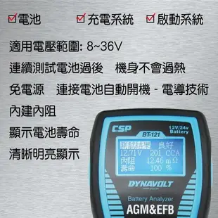 【鋐瑞電池】BT-121 專業級 VAT-570 12V 24V 汽車電池 可測 AGM電池 58514 60044