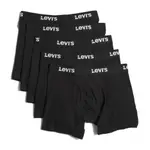 AIU精品 LEVIS 5入組 男生內褲 男士內褲 男士純棉透氣內褲 男士透氣內褲 涼感內褲 平口褲 男生四角褲 全黑