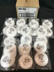 Qty 100 (50 x Pairs) Moldex N95 P2 PARTICULATE PRE-FILTER 8010A - Use By Oct ‘28