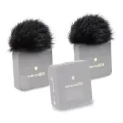 Mic Pop Filter Furry Windscreen for Rode Wireless Go 2 Microphone，Windproof a...