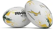 Rugby Ball SA Meteor White/Green/Gold Size 5