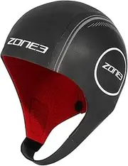 Zone 3 Heat-Tech Wetsuit Cap NA21UHTC116 - Black/Silver/Red