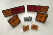 Fits Daihatsu F20 turn signals and tail lights set Juego de luces 7 Pieces