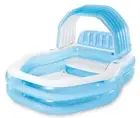 Intex 57186EP Swim Center Sun Shade Family Inflatable Pool 90inch X 75inch X 53i