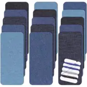 15 Pcs Iron On Patches for Clothes Jeans Pants Decorative Repair Denim Patches