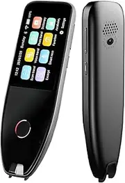 Reading Pen for Dyslexia, 134 Language Translator Pen Book Reader Pen Text to Speech Pen, Language Translator Device Multipurpose Translation Scanner Pen for Students Adults Learning Business, Black