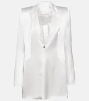 [Galvan] Galvan Bridal Leith satin blazer dress AU 6 white