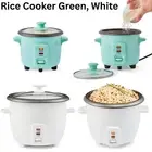 1.5 Cup Mini Green, 7 Cup White Cooker Rice ,Soup,Steamer Non-Stick Pot Warm Fun