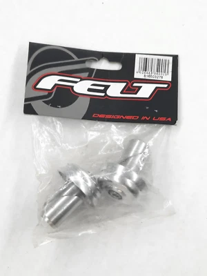 Rare Felt Bicycles Beach Cruiser Bar End Caps Set of 2 New Old Stock Wedge Style