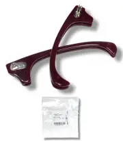 Ray Ban RB3016 Clubmaster Chromance Burgundy Front Plastic Browbar 51-21mm