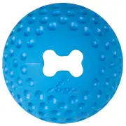 Rogz Gumz Ball Treat Dispensing Interactive Dog Toy Blue Medium