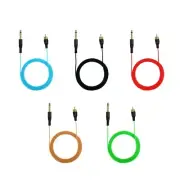 6.35mm Mono to RCA Tattoo Clip Cord Soft TPE- 1.8M 5.9ft for Tattoo Machine