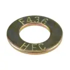 Pack of 2000 Zinc Yellow High Tensile Washer 1-1/8" x 2-1/4" Imperial ASTM F436M