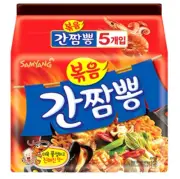Samyang Spicy Seafood Fried Jjamppong 140g, 5 Packs