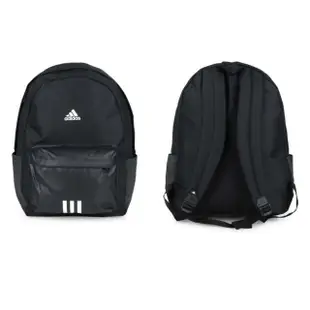 【adidas 愛迪達】後背包-雙肩包 肩背包 愛迪達 27.5L 黑白(HG0348)