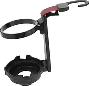 Mikinona Car Back Seat Organizer Multifunctional Hook Cup Holder Practical Storage for Mobile Phones Water Bottles and More Easy Installation for Enhanced Car Comfort