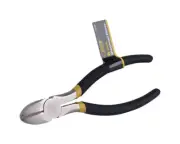Steel Grip 2261006 Drop Forged Carbon Steel Black/Yellow Diagonal Pliers 6 L in.