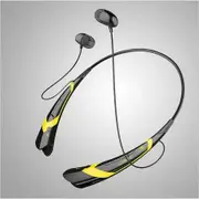 Newest Wireless Bluetooth 4.0 Stereo 760 Headset Headphone For Samsung iPhone LG - Black + Yellow