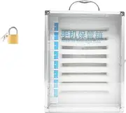 Mobile Phone Rack Classroom, Mobile Phone Storage Cabinet,Wall-Mounted Mobile Phone Prison,Mobile Phone Lock Box 8-Bit