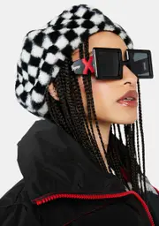 [Bésame] Boxy Tic Tac Toe Sunglasses
