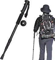Trekking Poles for Hiking, UltralightAluminum Walking Sticks for Women Men, Adjustable Telescopic Folding Hiking Pole for Hiking, Camping, Mountaining, Backpacking