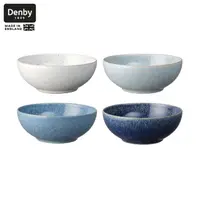 在飛比找momo購物網優惠-【DENBY】藍色藝匠4色麥片/湯碗禮盒