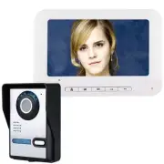 7"TFT Monitor Video Door Phone Doorbell Intercom 700TVL Camera with Night Vision