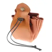 Drawstring PU Dice Bag Tray Purse Expandable for RPG MTG Table Game